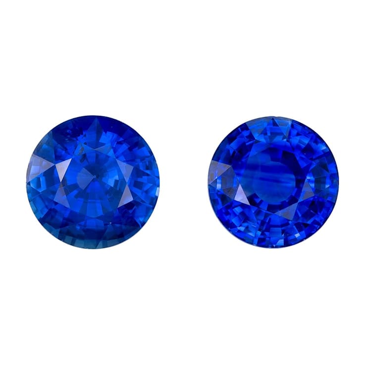 Sapphire 5.5mm Round Matched Pair 1.56ctw