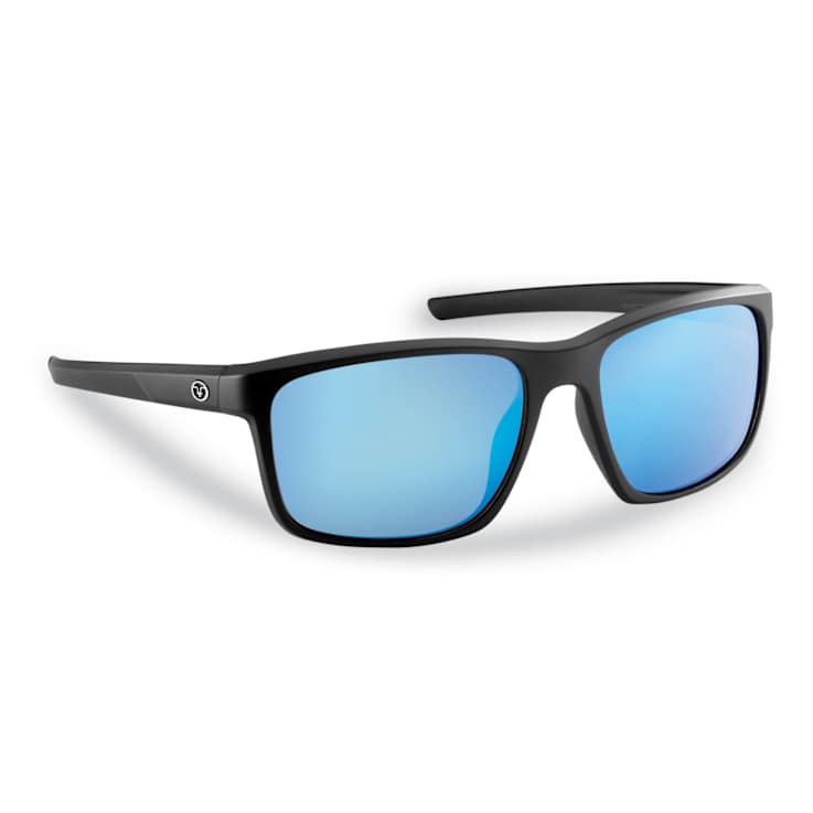 Flying Fisherman Rip Current Polarized Sunglasses Black Frame/Smoke Blue
Mirror Lens