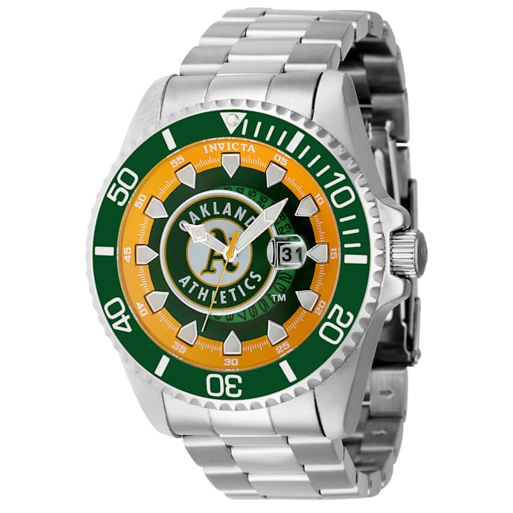 Invicta MLB 47mm Green, Yellow, White, White Dial Stainless Steel Band
Quartz Watch