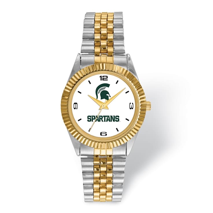 LogoArt Michigan State University Pro Two-tone Gents Watch