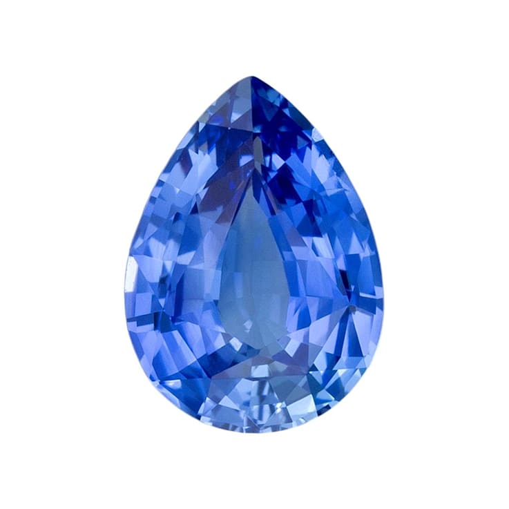 Sapphire Unheated 8.22x5.95mm Pear Shape 1.36ct