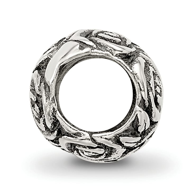 Sterling Silver Floral Bali Bead
