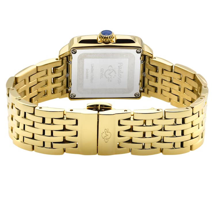 Mother-Of-Pearl Dial Bracelet Watch In Yellow Gold Tone Stainless Steel