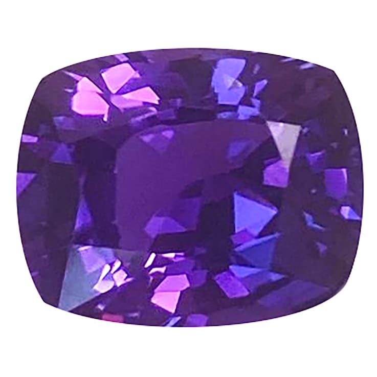 Purple Sapphire Unheated 9.2x7.7mm Cushion 3.05ct
