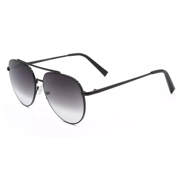 Kendall + Kylie Black Frame/ Smoke Gradient Lens Aviator Sunglasses