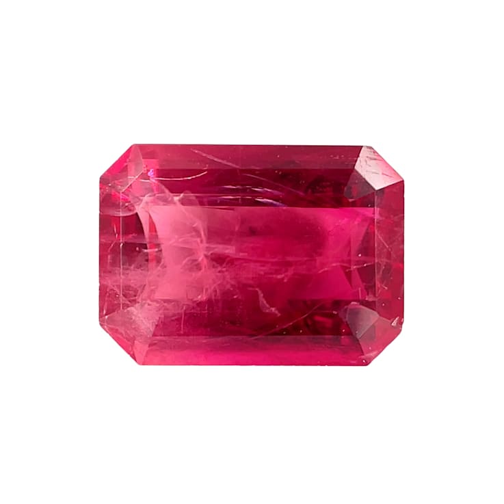 Red Beryl 7.7x5.5mm Emerald Cut 1.03ct - 19F77A