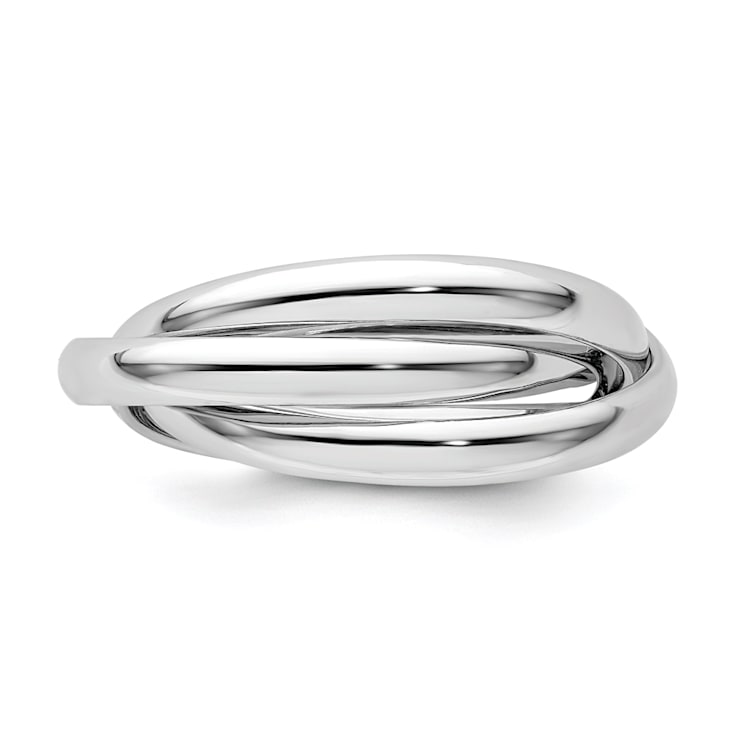 White gold store rolling ring
