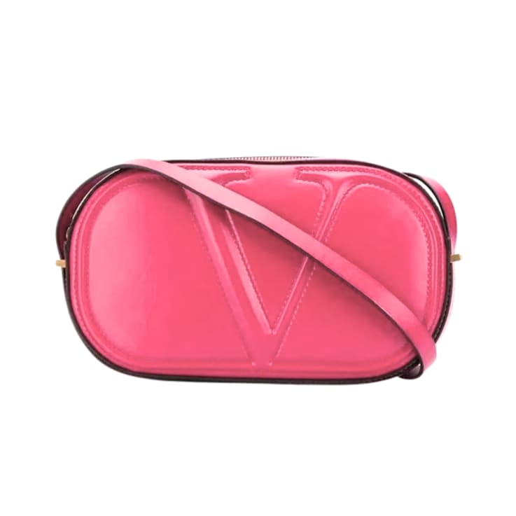 【売れ筋】 Valentino Garavani VLogo Walk Crossbody Bag Pink Calf バッグ