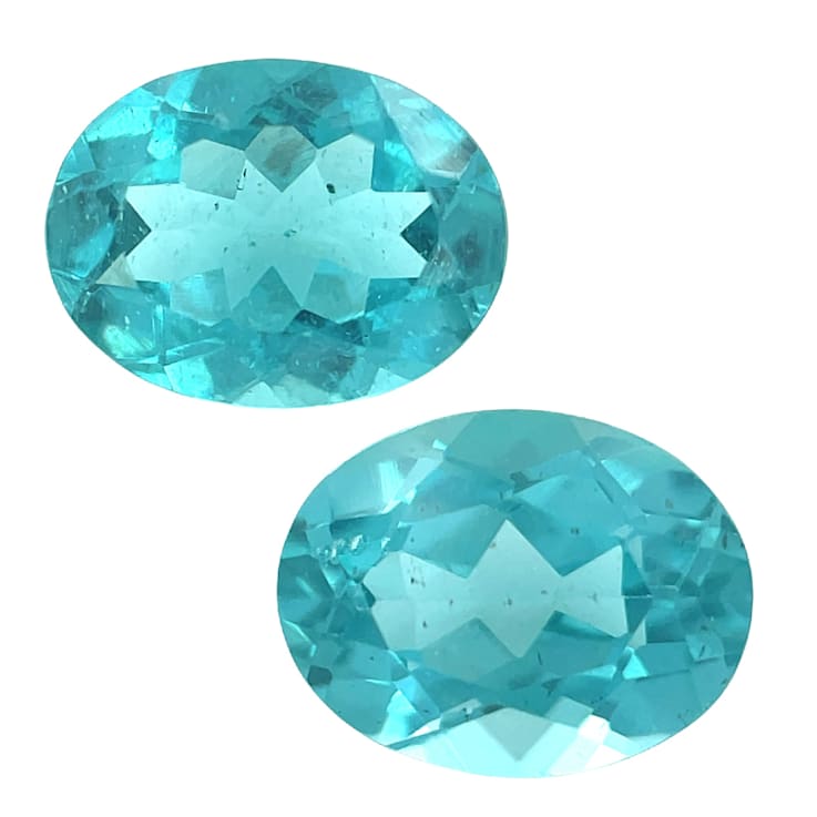 Apatite 8x6mm Oval Matched Pair 2.78ctw