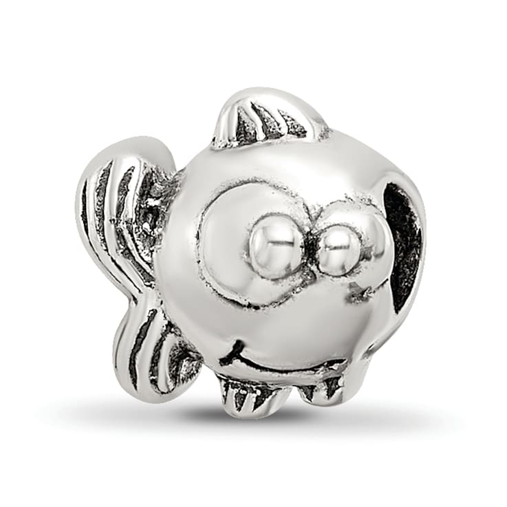 Sterling Silver Fish Bead