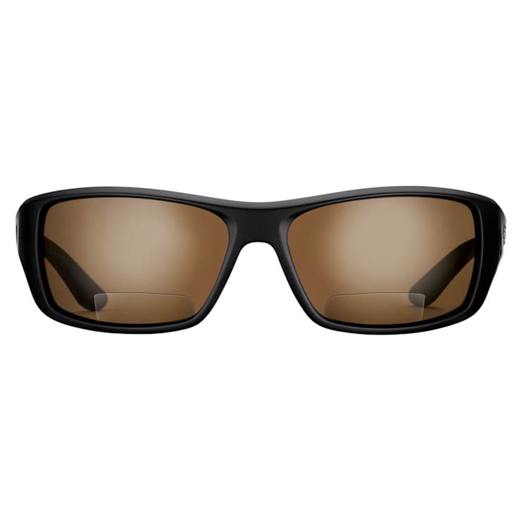 Flying Fisherman Triton Polarized Sunglasses Matte Black Frame/Amber
Bifocal Reader +2.00 Lens