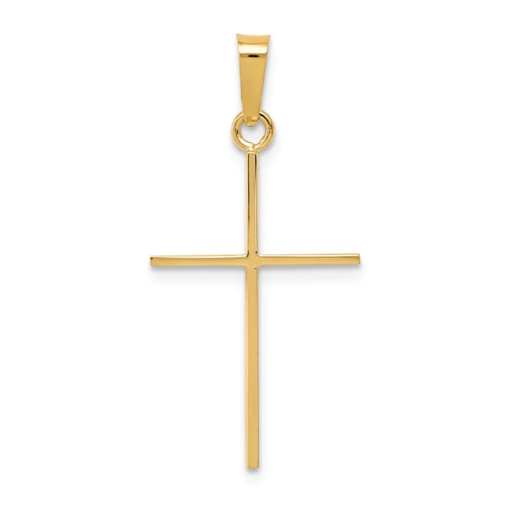 14k Yellow Gold Cross Pendant