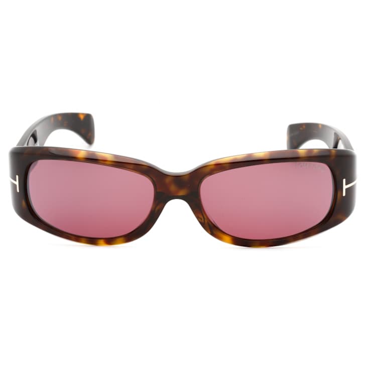 Tom Ford Dark Havana Frame  / Bordeaux Lenses Sunglasses