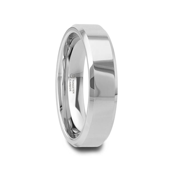 CORINTHIAN Beveled Tungsten Carbide Ring 4mm