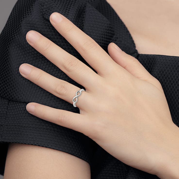 Stainless steel infinity ring clearance