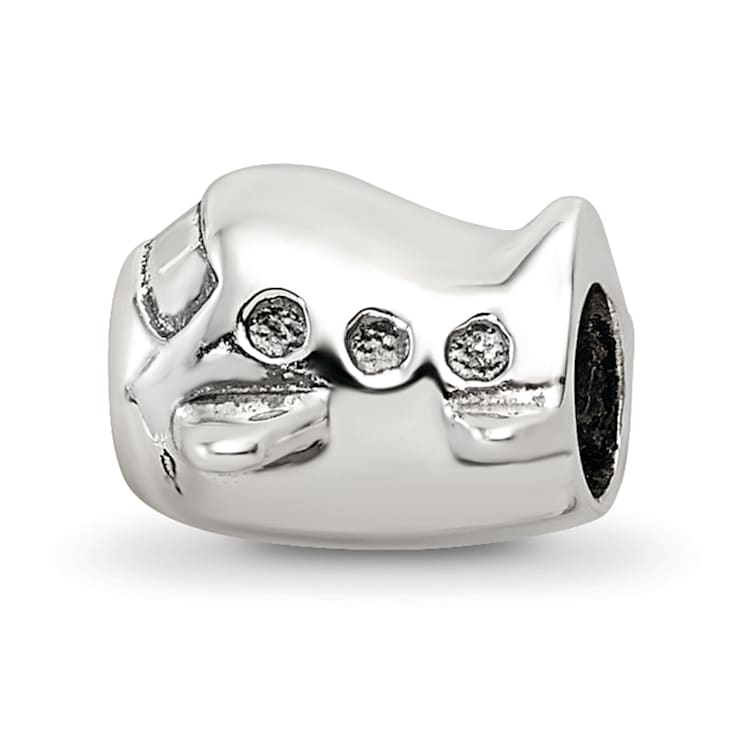 Sterling Silver Airplane Bead