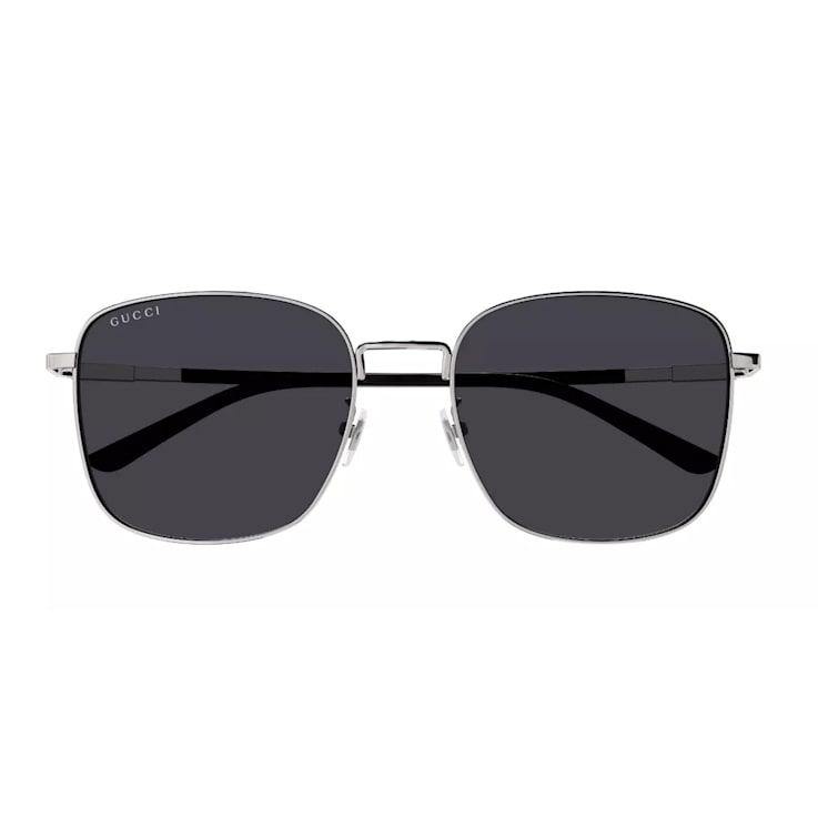 Gucci Ruthenium Frame / Gray Lens Sunglasses