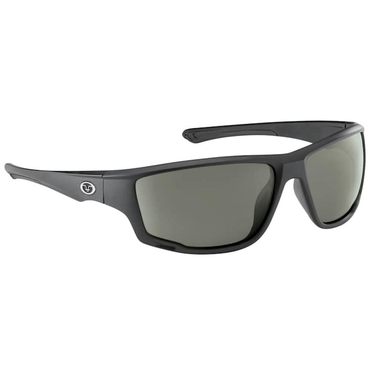 Flying Fisherman Solstice Polarized Sunglasses Matte Black Frame/Smoke Lens