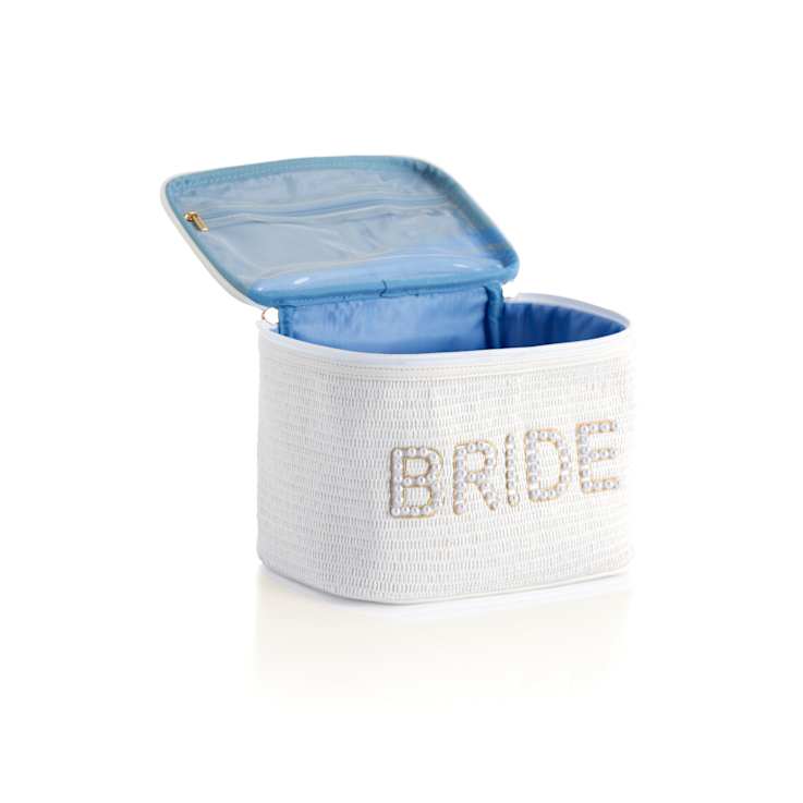 Shiraleah Bride Cosmetic Case, White