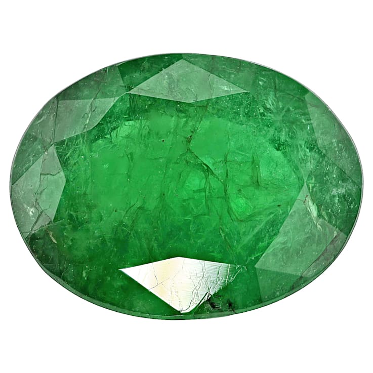 Brazilian Emerald 14.4x11mm Oval 7.00ct - 1CF62A