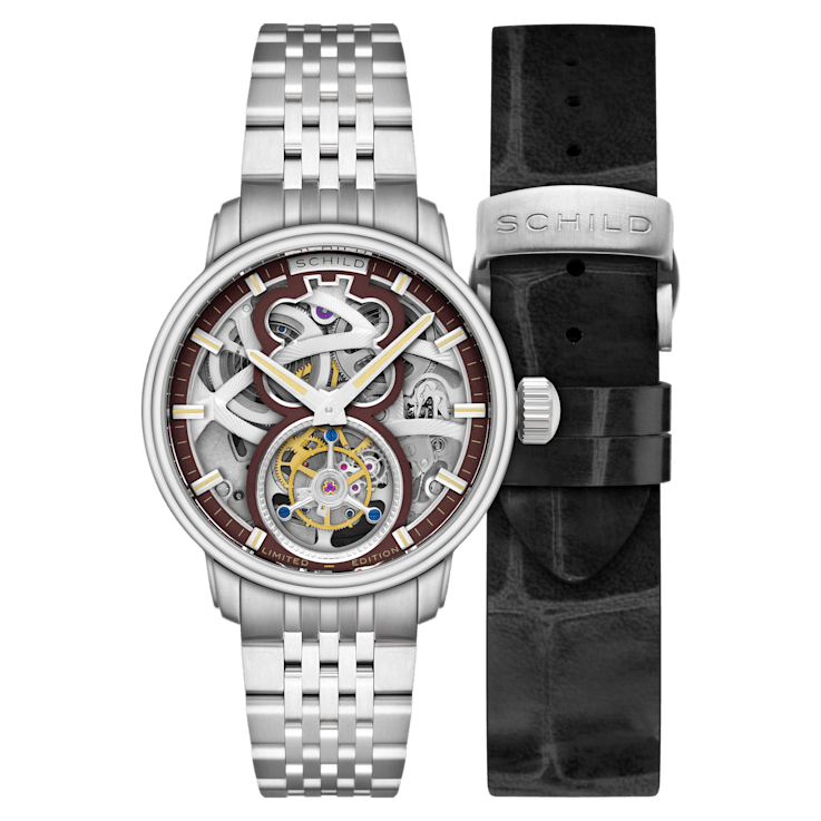 Schild Maximillian Tourbillon Red Dial White Stainless Steel Band
Limited Edition Watch