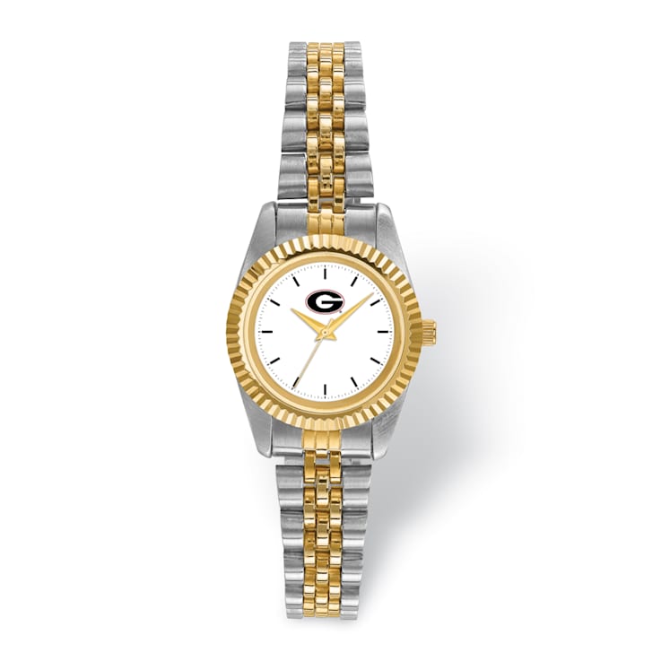 LogoArt University of Georgia Pro Two-tone Ladies Watch