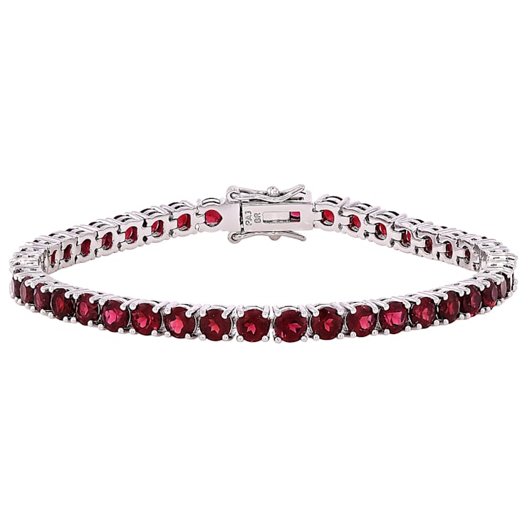 Rhodolite Garnet Tennis Bracelet