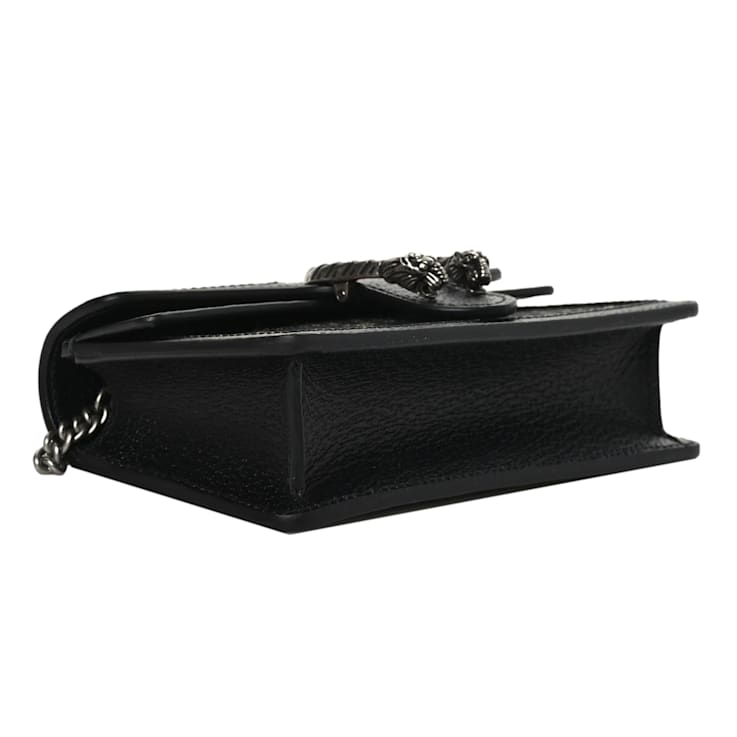 Gucci Dionysus Black GG Denim Super Mini Crossbody Clutch Gucci Dionysus Black GG Denim Super Mini Crossbody Clutch