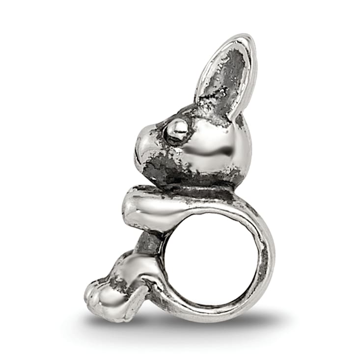 Sterling Silver Bunny Bead