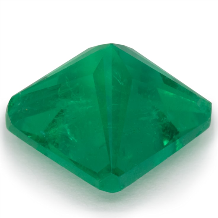 Panjshir Valley Emerald 6.9mm Princess Cut 1.61ct