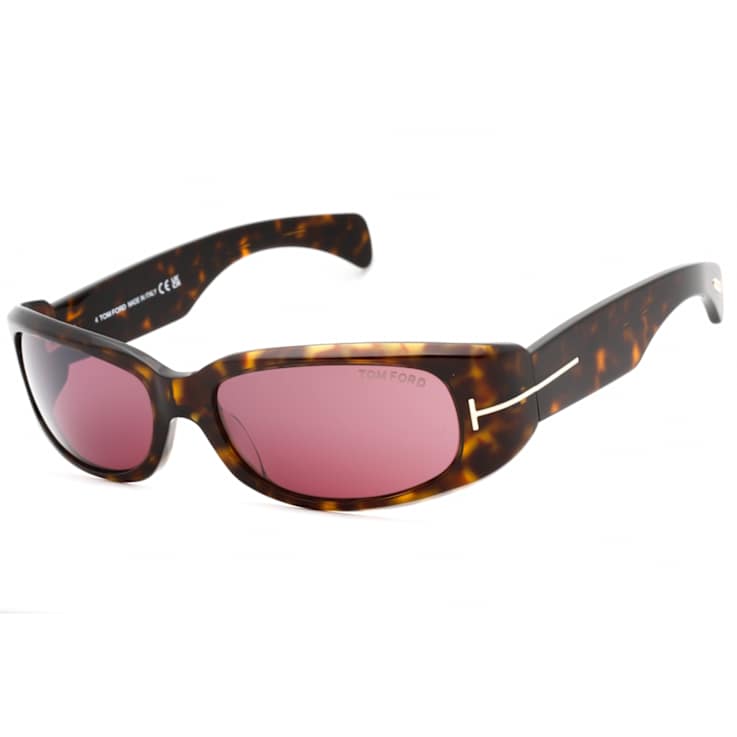 Tom Ford Dark Havana Frame  / Bordeaux Lenses Sunglasses