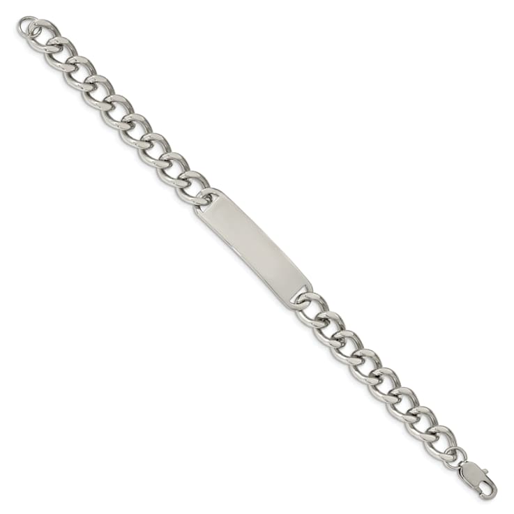 Stainless Steel Polished 8.5 Inch ID Bracelet