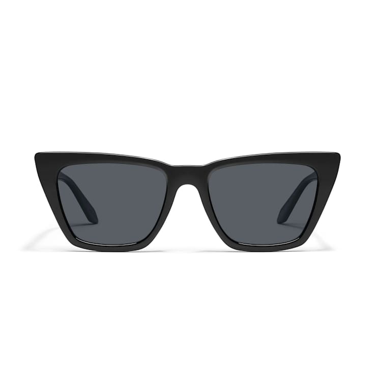 Quay Call the Shots Black Cat Eye Frame / Smoke Lenses Sunglasses