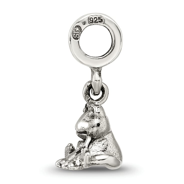 Sterling Silver Frog Dangle Bead