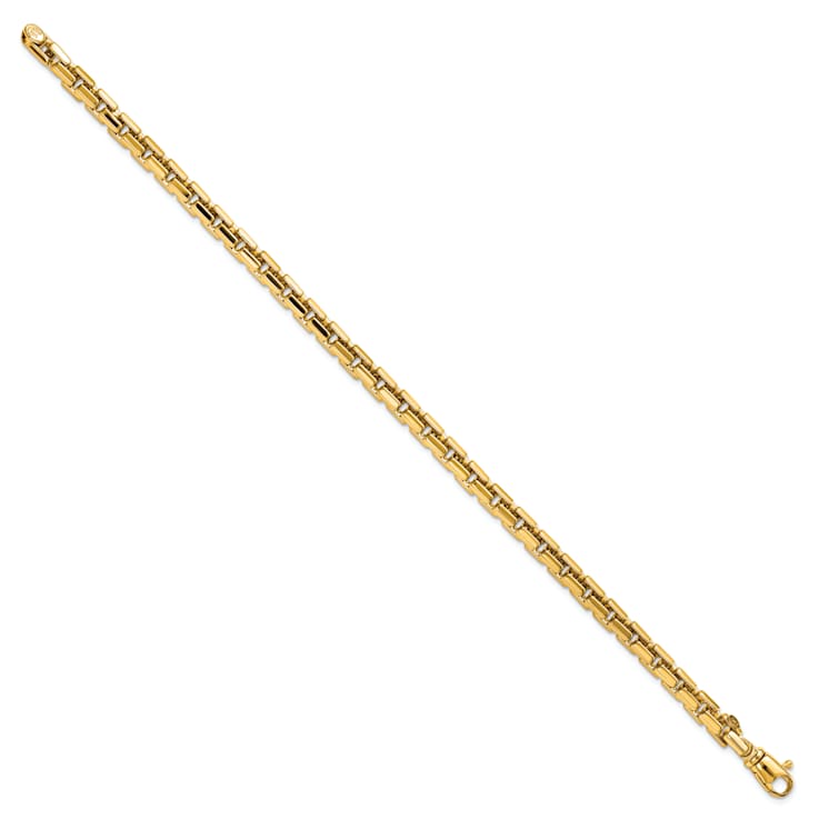 14K Yellow Gold Polished Chain Bracelet