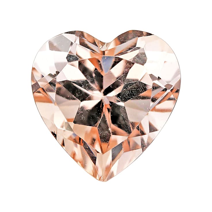 Morganite 8mm Heart Shape 1.64ct 1DPQLA