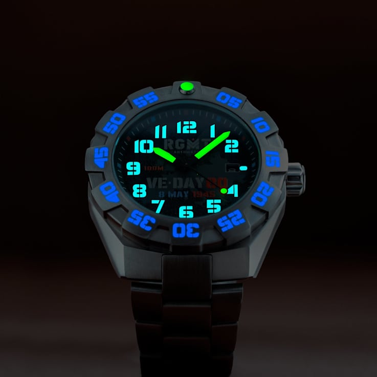 RGMT Field Master Automatic Ve-Day 80th White Stainless Steel Band
Limited Edition Watch