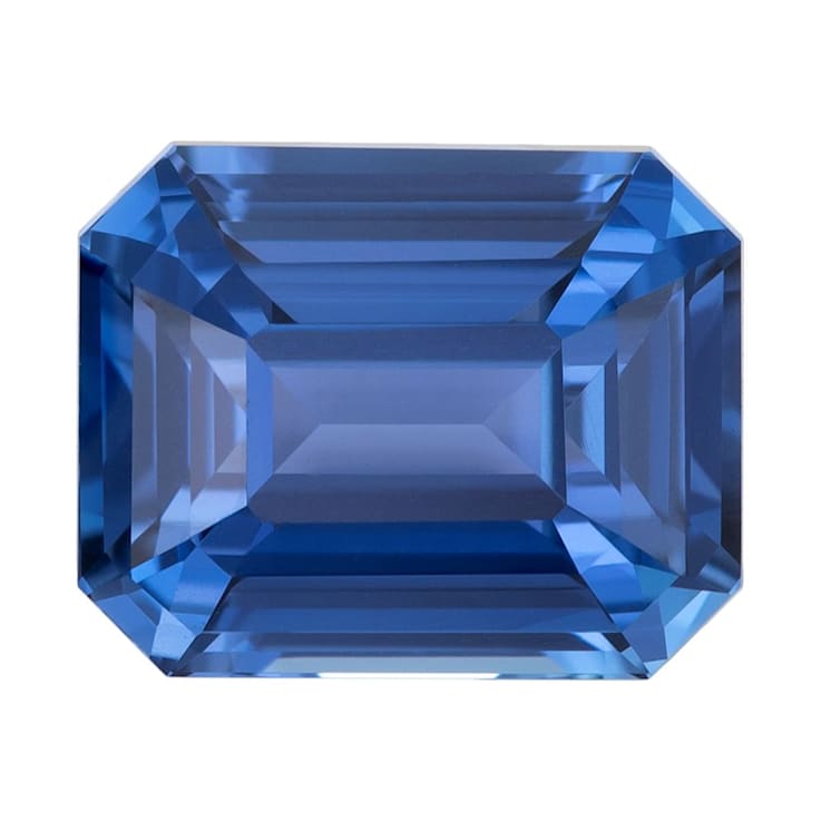 Sapphire Loose Gemstone 7.5x6mm Emerald Cut 2.10ct