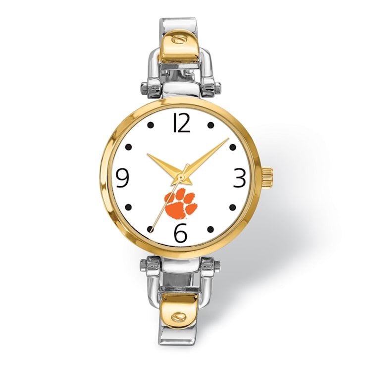 LogoArt Clemson University Elegant Ladies Two-tone Watch