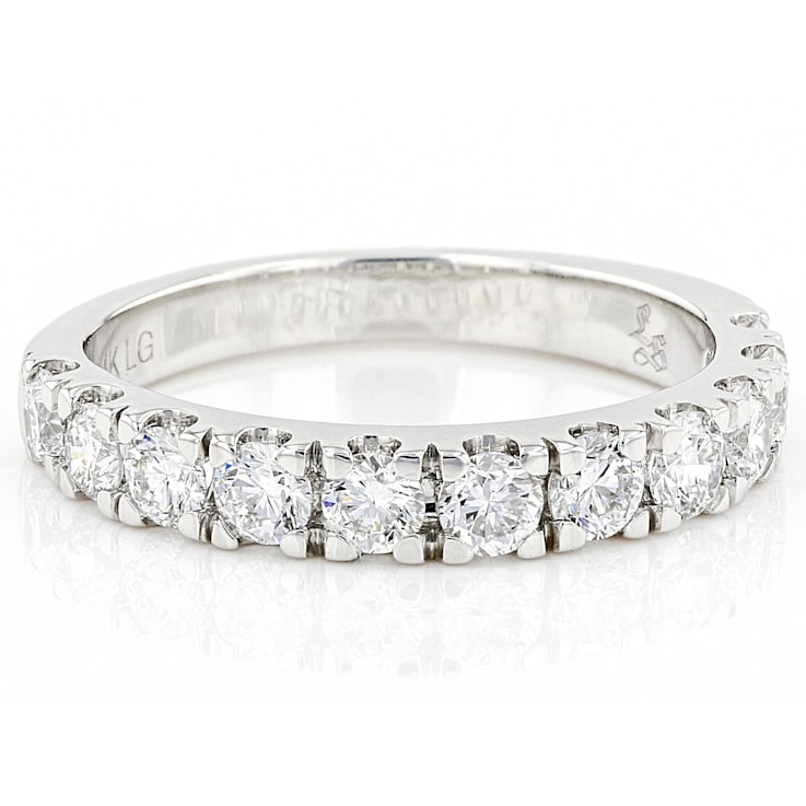Lab-Grown Diamond Band Ring In 14K White Gold 1.00ctw
