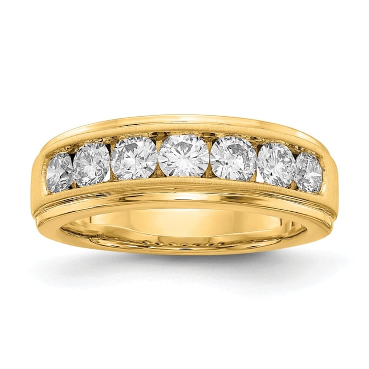 10K White Gold Lab Grown Diamond, SI1/SI2, G H I, Men's Ring 10K White Gold Lab Grown Diamond, SI1/SI2, G H I, Men's Ring