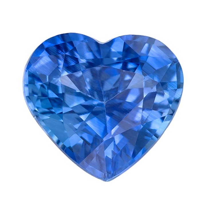Sapphire Loose Gemstone 6.8x6.5mm Heart Shape 1.19ct