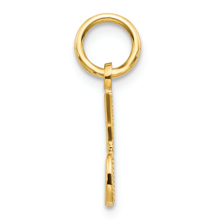 14K Yellow Gold #1 DAD Charm
