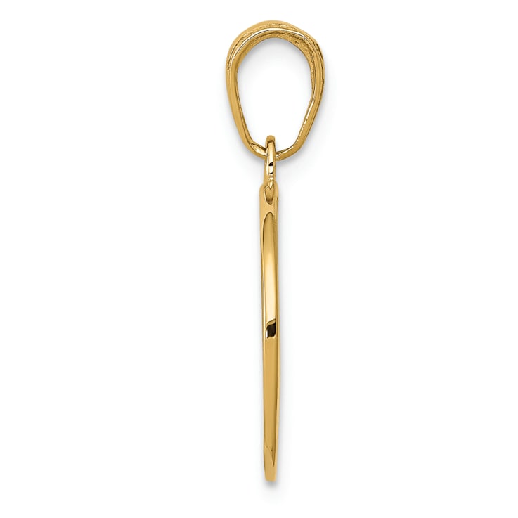 14K Yellow Gold Saint Joseph Medal Charm