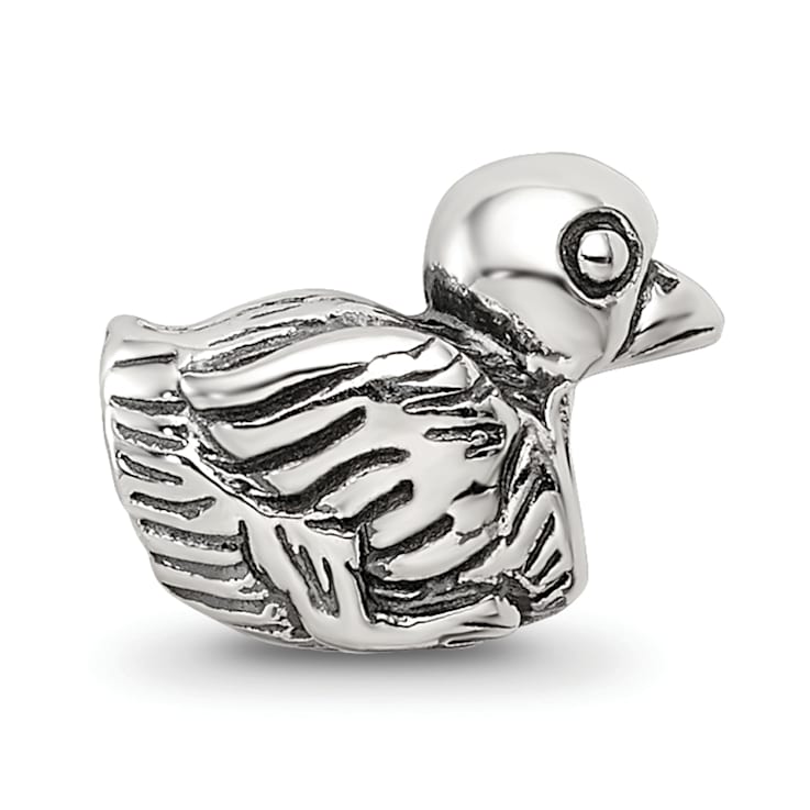 Sterling Silver Duck Bead