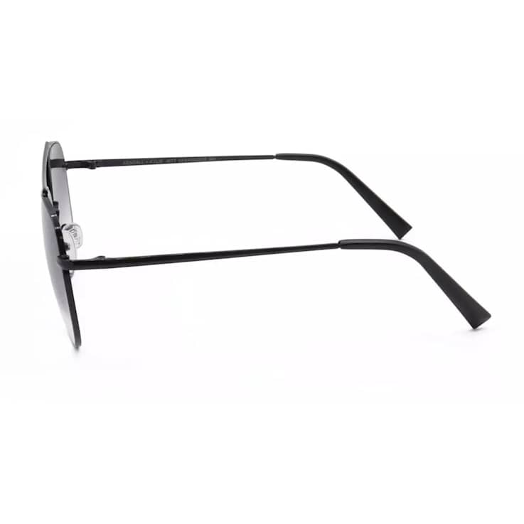 Kendall + Kylie Black Frame/ Smoke Gradient Lens Aviator Sunglasses