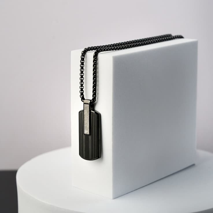 Atlantica Dog Tag Ebony Meteorite