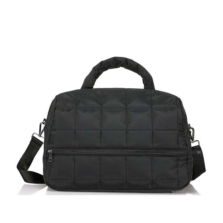 GO Dash Dot Puffle Handbag in Black