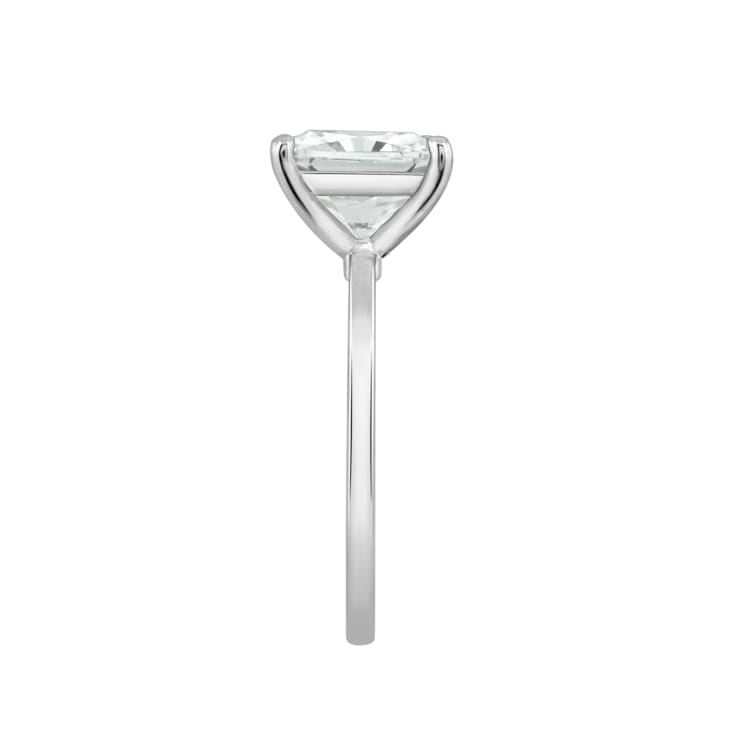 White Cubic Zirconia Platinum Over Sterling Silver Ring 4.00ctw