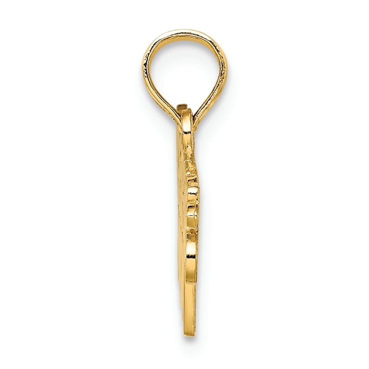 14k Yellow Gold Police Officer's Mom pendant